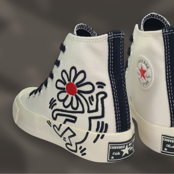 MENS SIZE 3.5 Keith Haring x Converse Chuck Taylor All-Star 70 - Picture 7 of 10